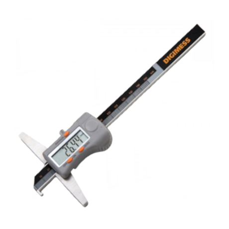 Paquímetro de Profundidade Digital com Gancho 800mm/32