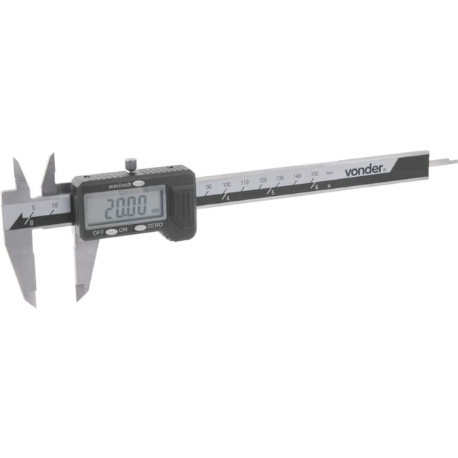 Paquímetro Digital 150mm PD-150 3525150150 VONDER-360da90a-37dd-49fb-a43d-0c8b3032de56