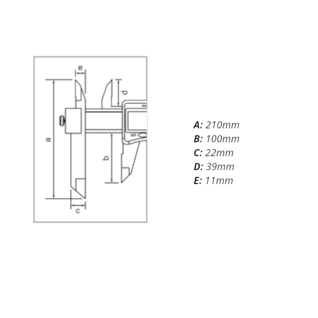 Paquímetro Digital 500mm/20