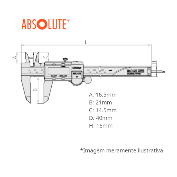 Paquímetro Digital ABS 0 a 150mm 500-151-30 MITUTOYO-f620cff3-d38e-4bc3-89d4-913743e37800