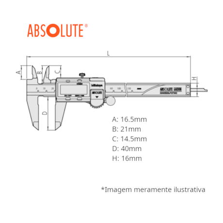 Paquímetro Digital ABS 0 a 150mm 500-151-30 MITUTOYO-2b61e9ea-8b3c-43f3-a3d1-345637f772c5