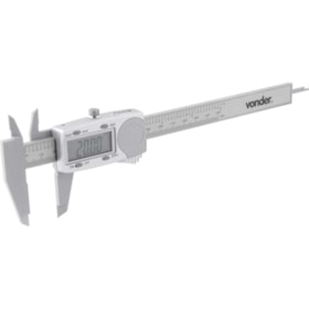 Paquímetro Digital de Plástico 150mm PD-153 3525150153 VONDER