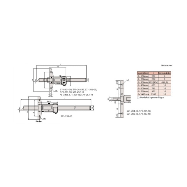 Paquímetro Digital de Profundidade 300mm 0,01mm 571-203-30 MITUTOYO-c28a9c74-aa20-402f-a6b1-239c55c6f012