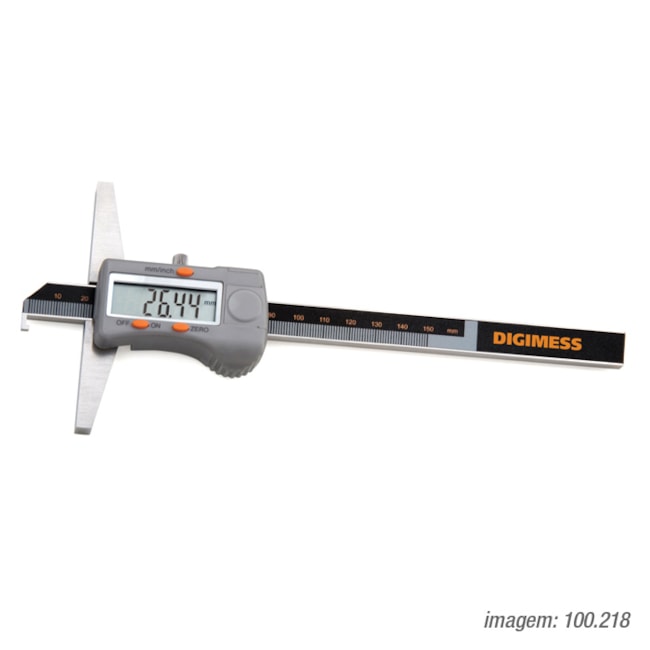 Paquímetro Digital de Profundidade com Gancho 300mm/12