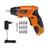 Parafusadeira a Bateria 1/4" 4.6V 110/220V KC4815B-BR BLACK + DECKER Parafusadeira a Bateria 1/4" 4.6V 110/220V KC4815B-BR BLACK + DECKER