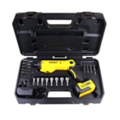 Parafusadeira a Bateria 1/4" 6V Bivolt com Maleta e 45 Peças DCF060 DEWALT Parafusadeira a Bateria 1/4" 6V Bivolt com Maleta e 45 Peças DCF060 DEWALT