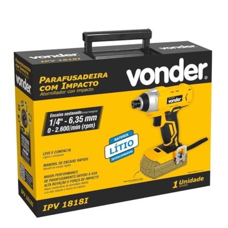 Parafusadeira de Impacto 1/4