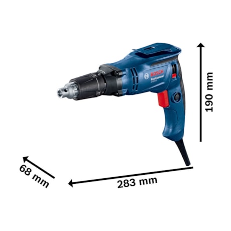 Parafusadeira Elétrica para Drywall 1/4'' 650W 220V com Maleta GTB 650 BOSCH-118dc1bc-5ef1-4d43-97f1-4555296af1b1