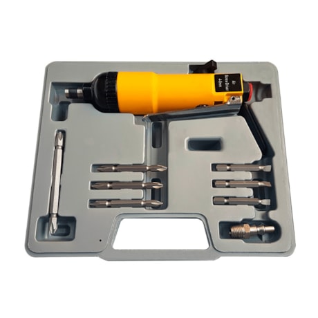 Parafusadeira Pneumática Reta 8000rpm com Kit AT-4060K PUMA-905fc544-6490-4bb4-b826-e5dbca7f1e68