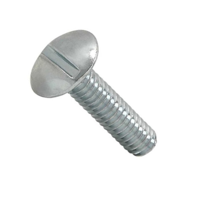 Parafuso Máquina Cabeça Lentilha 1/4'' x 1/2'' Zincado com 100 Unidades 3594 JOMARCA-58fe366e-88a0-4527-8164-633dce5caf05