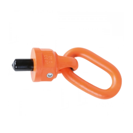 Parafuso Olhal Ajustável M8 Aço Alta Resistência c/ Anel Giratório 8049A ROBUR-535f46e8-d956-41bd-84bd-6fa38a38510d