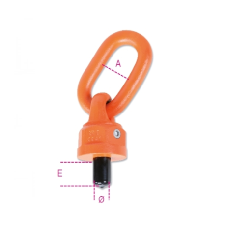 Parafuso Olhal Ajustável M8 Aço Alta Resistência c/ Anel Giratório 8049A ROBUR-59659314-95c6-4389-a244-cf312c762750