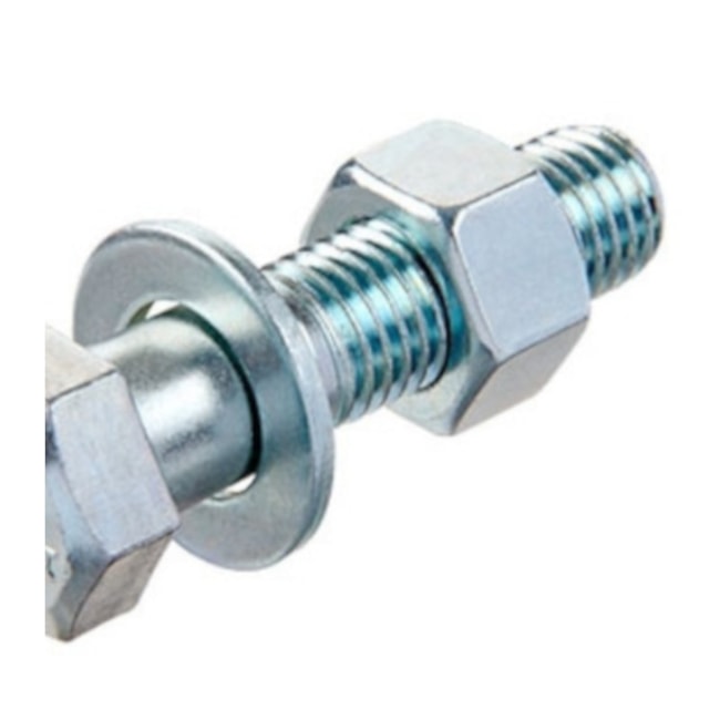 Parafuso Sextavado Rosca Total 3/16'' x 1.1/4'' com Porca e Arruela 4 Peças PSP/02 FIXTIL-279ed409-1b83-4ddd-99ab-d25cec6c07ab