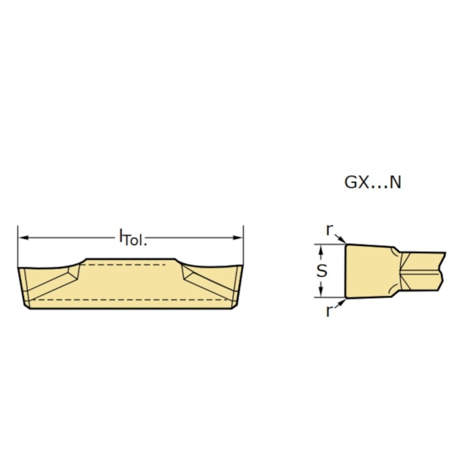 Pastilha Bedame Corte Canal GX243E50 R0N FOFO GX24-3E500N040-UA4 WAK20 WALTER-1b42ac55-0c1f-4219-8f17-a098e490e04a