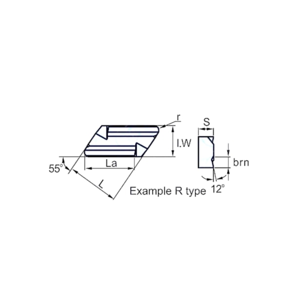 Pastilha de Torneamento Desbaste Médio KNUX160405R11-NN TP522 HEINZ-c8778d8a-e84c-4c11-88e7-845d607fe977