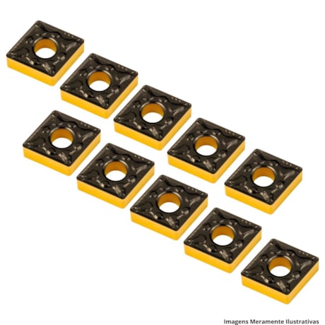 Pastilha Metal Duro Torneamento para Aço Raio 0,8mm com 10 Peças CNMG1204 WALTER-dcd4504b-407d-4c23-abcd-063475c272b5