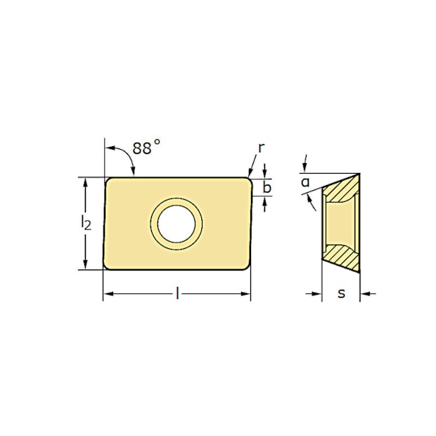 Pastilha para Fresa Aço LPMT15T308RD51WKP25 WALTER-92ee1474-08fc-46a2-9fc1-4ceb46aad774