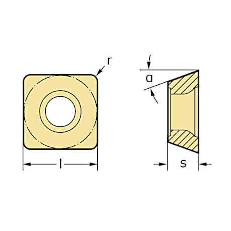 Pastilha para Fresa Aço SPMT060304-D51 WKP25S WALTER-a31d8aa7-e155-4acd-8d54-180eb4f2403a