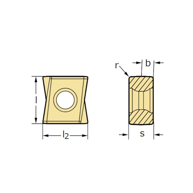 Pastilha para Fresa LNHU090404R-L55T WKP25S WALTER-d0436568-2bcb-4f22-bb63-b4cd4f557cea