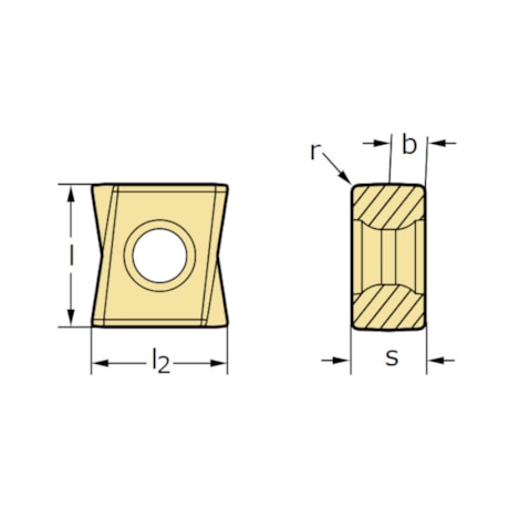 Pastilha para Fresar LNHU130608R-L55T WKP25S WALTER-1323739a-d664-4f82-931f-ad08f96ca8f5