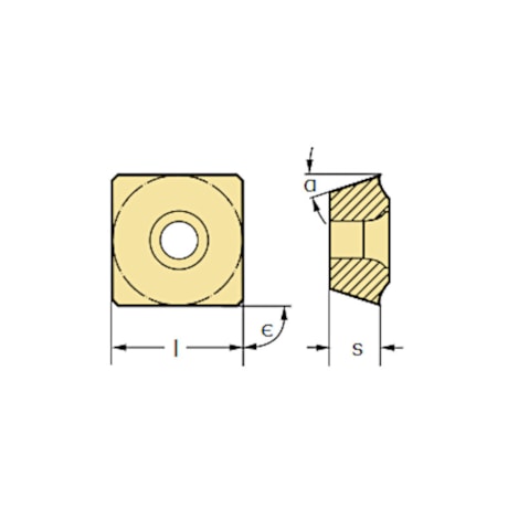 Pastilha para Furar Alumínio/Latão P2841S-7N-E57 WXP40 WALTER-215845fb-5288-4324-87f4-b2421d8d6d17