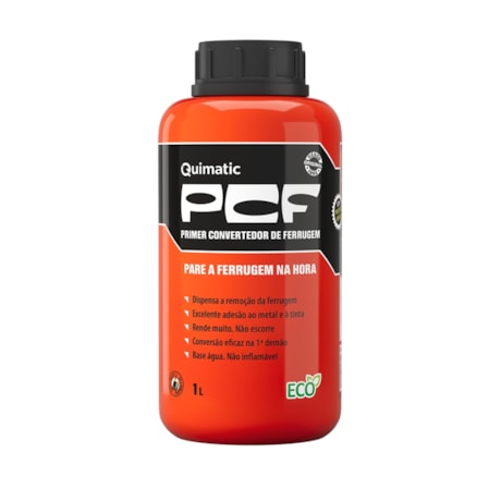PCF Fundo Convertedor de Ferrugem 1 Litro DD3 QUIMATIC