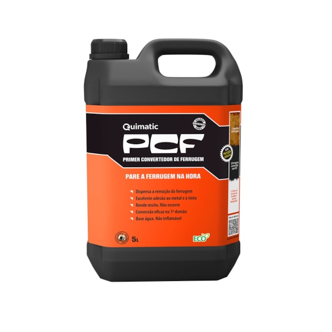 PCF Fundo Convertedor de Ferrugem 5 Litros DD4 QUIMATIC-a87ea076-3395-4bb3-87aa-f3cf0a784104