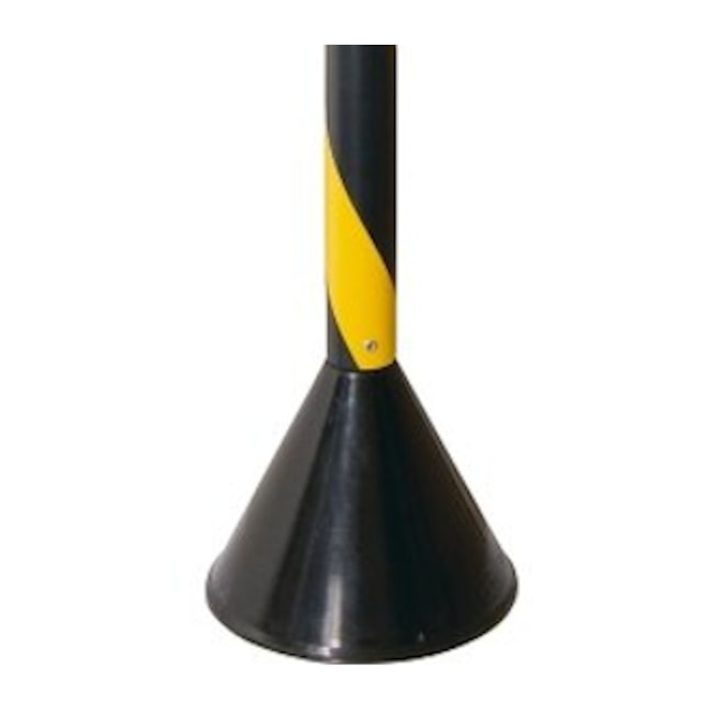 Pedestal em PVC 90cm para Demarcação Preto/Amarelo 700.01132 PLASTCOR-6e632eae-7565-4c26-a863-81ca889107a4