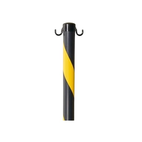 Pedestal em PVC 90cm para Demarcação Preto/Amarelo 700.10848 PLASTCOR-73bce7e8-d8ec-45d2-b1ca-5473b1fb5de2