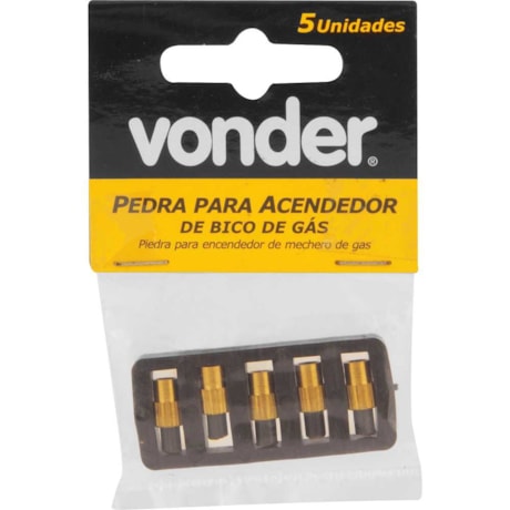 Pedra para Acendedor de Maçarico (centelhador tipo concha) 5 Unidades 1240005000 VONDER-65c57731-7ba4-490b-adbb-1b799cd1e56f