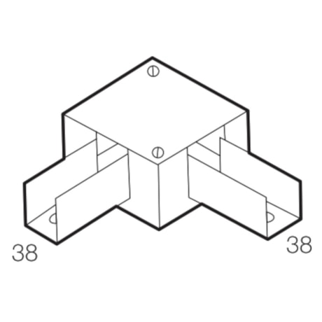 Perfilado Caixa de Derivação tipo L 38x38mm Chapa n°18 PG 936260 CEMAR-4cf2a42a-9bf7-4d90-a222-b10a8aecc990