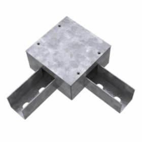 Perfilado Caixa de Derivação tipo L 38x38mm Chapa n°18 PG 936260 CEMAR