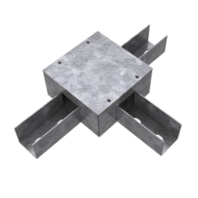 Perfilado Caixa de Derivação tipo T 38x38mm Chapa n°18 PG 936250 CEMAR