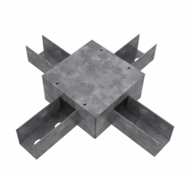 Perfilado Caixa de Derivação tipo X 38x38mm Chapa n°18 PG 936262 CEMAR-55066d78-75ce-4976-9fa9-1c88ac3059ac