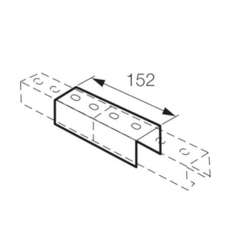 Perfilado Perfurado de Emenda Externa tipo I 38x38x111mm Chapa n°18 PG 936293 CEMAR-d30b5d8c-29fe-4b40-ba91-10915777b1fa