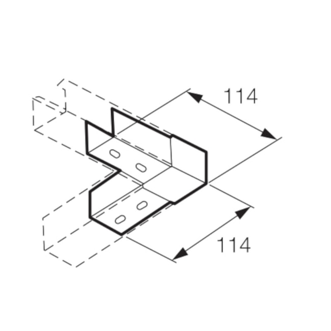 Perfilado Perfurado de Emenda Interna tipo L 38x38x111mm Chapa n°18 PG 936295 CEMAR-a3f41cc1-3057-4f36-ba87-aeefecb01b90