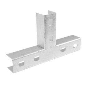 Perfilado Perfurado de Emenda Interna tipo T 38x38x190mm Chapa n°18 PG 936296 CEMAR