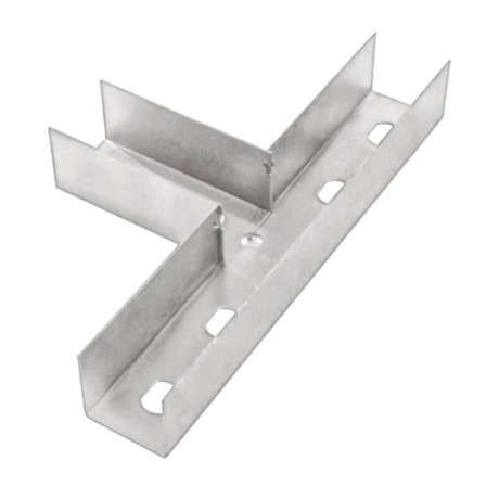 Perfilado Perfurado de Emenda Interna tipo T 38x38x190mm Chapa n°18 PG 936296 CEMAR