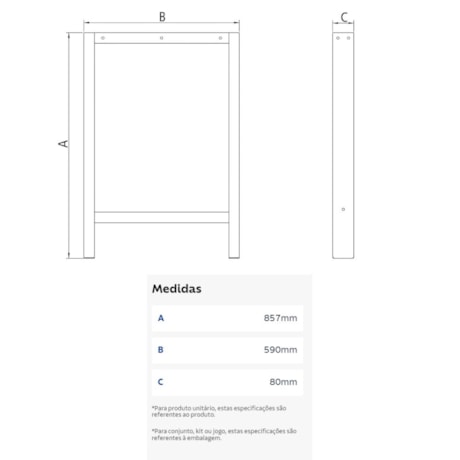 Perna de Apoio para Bancada Azul 44954/214 TRAMONTINA PRO-3b259394-2f7a-4ea7-bc2c-0a0008b96766