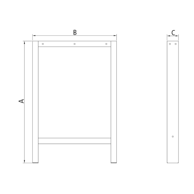 Perna de Apoio para Bancada Cinza 44954/414 TRAMONTINA PRO-128802f8-0f9d-45f1-96b2-a447ec0fe966