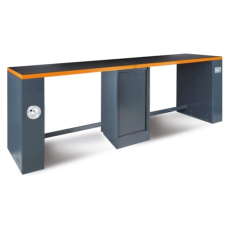 Perna Dupla para Bancadas com Porta Cinza 055000291 BETA-3cec9b1a-59b9-41e9-9918-ca0ce60fcb73