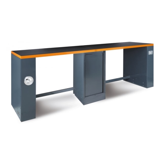 Perna Dupla para Bancadas com Porta Cinza 055000291 BETA-0ea0ca92-3278-4e51-a2d0-3095a7c67191