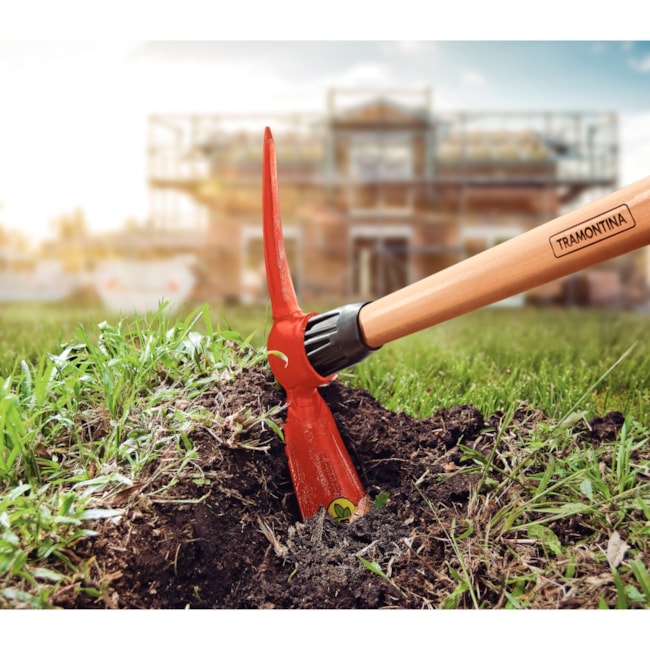 Picareta Alvião em Aço Tamanho 5 com Cabo de Madeira 90cm 77303553 TRAMONTINA-b98f0813-83a6-4528-9b8d-c998c53ea315