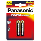 Pilha Alcalina com 2 Peças AAA Panasonic Pilha Alcalina com 2 Peças AAA Panasonic