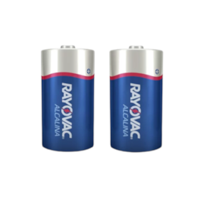 Pilha Alcalina Grande com 2 Peças