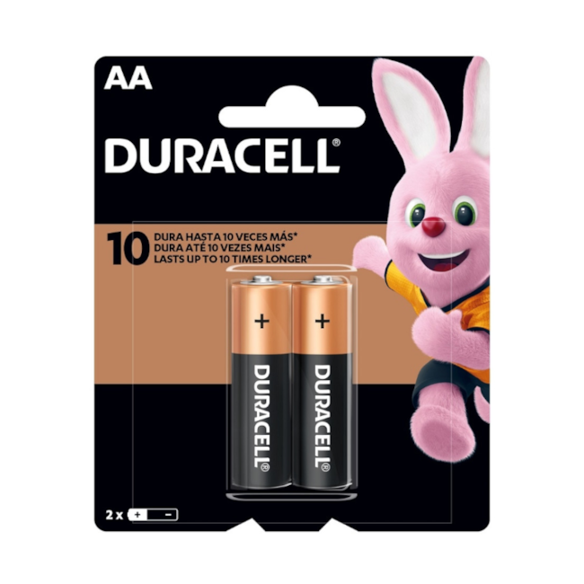 Pilha Alcalina Pequena Tipo AA com 2 Unidades 44806 DURACELL-3424a9e4-6c8c-4e61-98d2-dc620cb17470