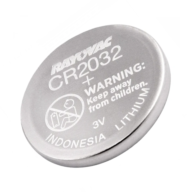 Pilha para Eletrônicos 3V CR2032 Cartela com 1 Peça CR2032-1CB RAYOVAC-2de9a5a6-13c4-4bd7-8de5-cd899e9cf421