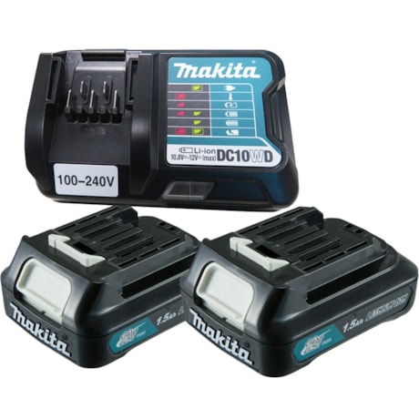 Pinador F 12V 35MM com 2 Baterias 1.5Ah Carregador 110V/220V e Maleta PT354DWYJ MAKITA-13d3025b-1f3d-4e29-935b-9cad55c570f8