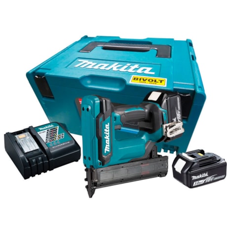 Pinador F 18V 35MM com 2 Baterias 3.0Ah Carregador 110V/220V e Maleta DFN350RFJ MAKITA-be1751f4-a6f9-4b20-ac85-3604374101c3