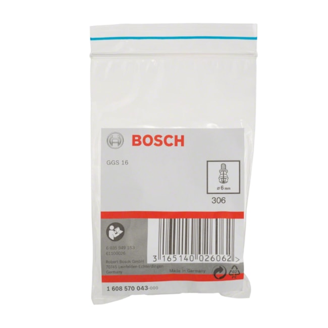 Pinça com Porca para Retificadora 6mm 2608570084 BOSCH-5ff2d0b9-37ef-43e1-868b-85dd0d08efbe